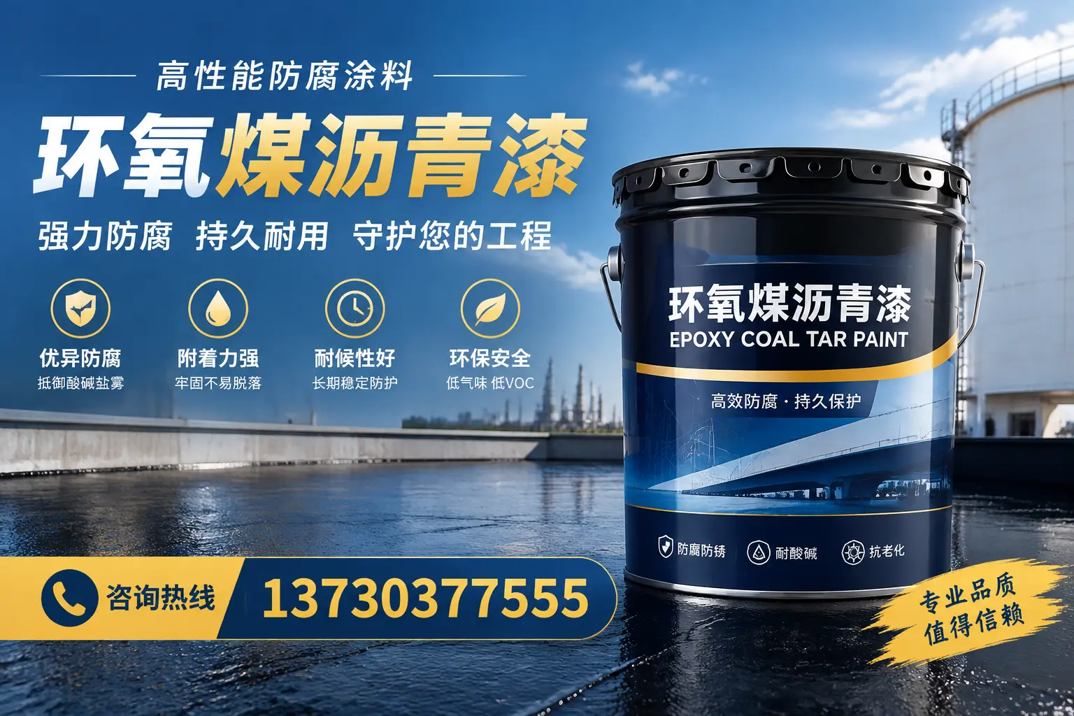 环氧煤沥青漆的耐久性分析，适合神农架的使用场景